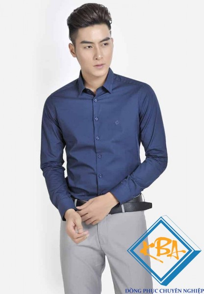 Áo thun sơ mi nam đồng phục 1