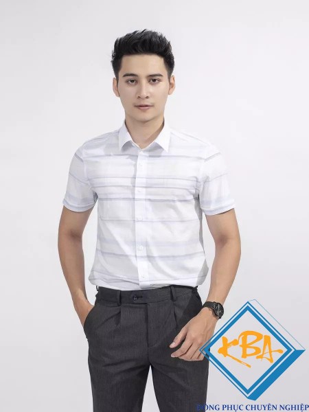 Áo thun sơ mi nam đồng phục 2